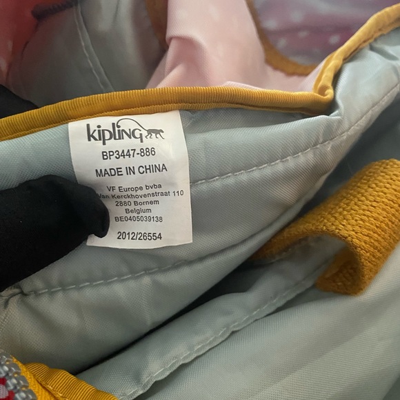 Kipling large backpack Rainbow Dot Print - Picture 14 of 14